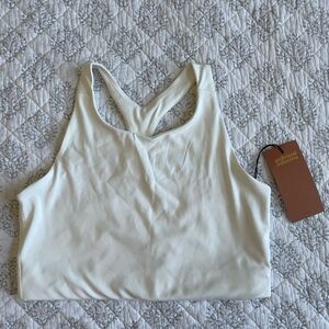 Girlfriend Collective White Athletic Top